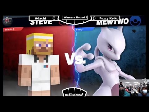 The Side Deck Smash #71 - Adachi (Steve) VS Fuzzy Keiko (Mewtwo) - SSBU Winners