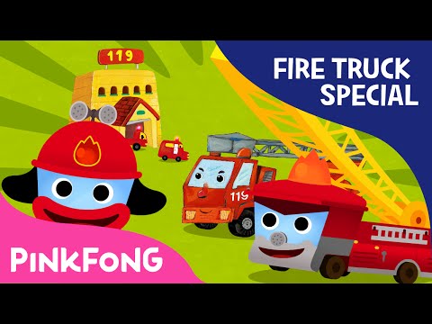 Fire Truck SPECIAL | Car Songs & Stories & Mini Games | + Compilation | PINKFONG Songs for Children