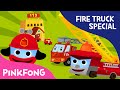 Fire Truck SPECIAL Car Songs Stories Mini Games Compilation PINKFONG Songs For Children