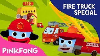 Fire Truck SPECIAL | Car Songs &amp; Stories &amp; Mini Games | + Compilation | PINKFONG Songs for Children