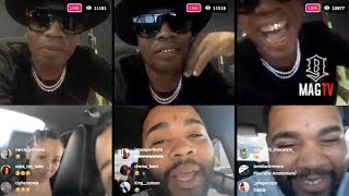 Plies &amp; Kevin Gates Talk Bout "All Thee Above" Video On IG Live!
