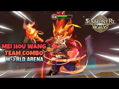 Mei Hou Wang Team Combo in World Arena Ep. 2 - Summoners War