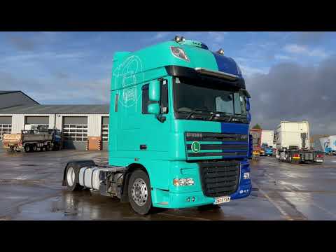 New In Stocklist For Sale: DAF XF105 460 Eu5 SUPER SPACE CAB LOW RIDE 4X2 TRACTOR UNIT–2009–DN09 FBN