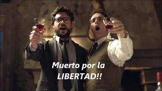 La casa de papel - Bella ciao ( Thomas Fersen) - Version Española ( LETRA)