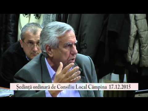 Sedinta Consiliul Local Campina – 17 decembrie 2015 – partea a IV-a