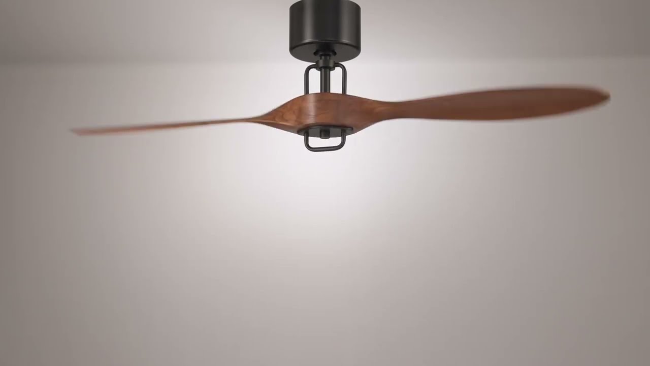 Video 1 Watch A Video About the Casa Vieja Longbow Black and Walnut Indoor Outdoor Ceiling Fan