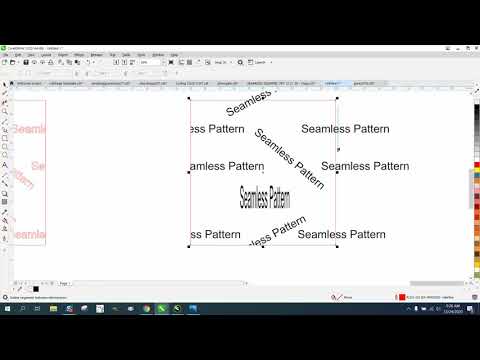 Corel Draw Tips & Tricks Seamless Patterns with Text