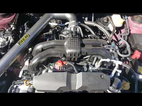2016 subaru impreza with cold air intake