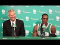 RAJON RONDO - Boston Celtics Media Day 2014 Full.