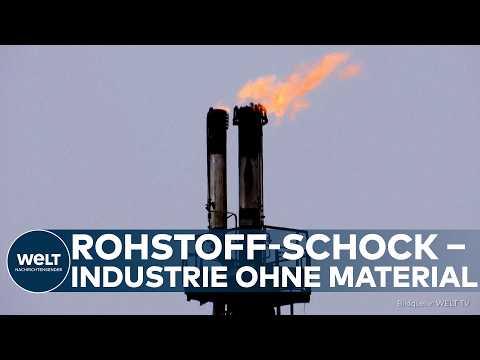 Video Thumbnail: DEUTSCHLAND: Jede siebte Firma klagt - Deutsche Industrie durch Iran-Krieg in der Rohstoffkrise