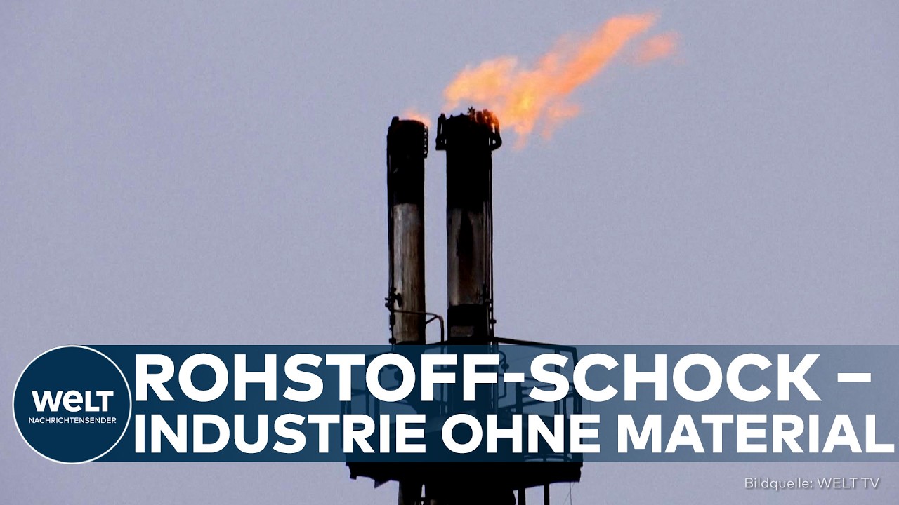 DEUTSCHLAND: Jede siebte Firma klagt - Deutsche Industrie durch Iran-Krieg in der Rohstoffkrise