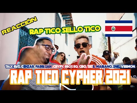 REACCIONO A Rap Tico Cypher 2021 - Taly, RVS, Cehzar, Fabri San, Crypy, Eros EQ, Tate, SNK, Vermon
