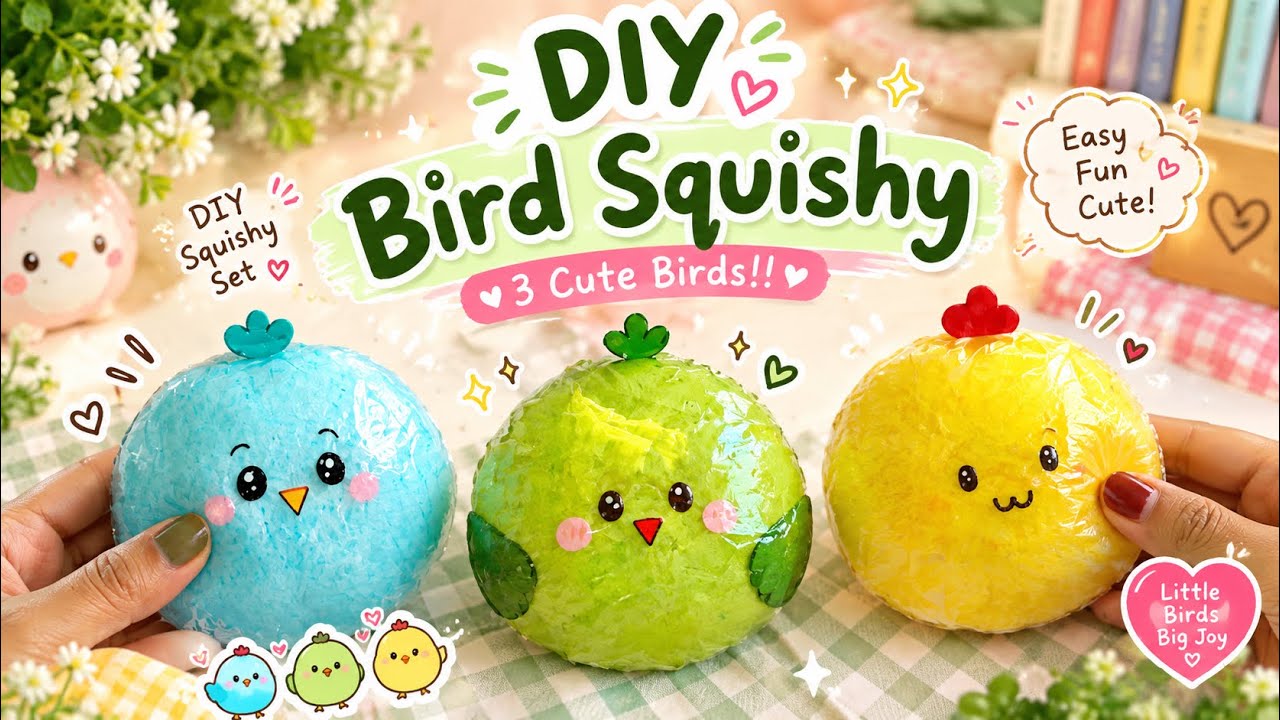 🎀✨3 Easy squishy ideas 💡|DIY squishy|DIY squishy craft|5 minutes craft |It’s me Hana