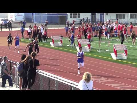 VarB 4x100 vs Servite & Rosary 3-9-16 - Los Alamitos Boys