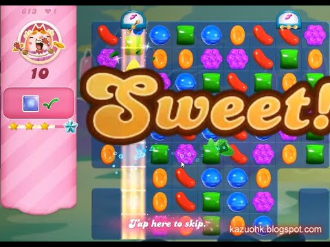 Candy Crush Saga Level 613 (3 stars, NO boosters)