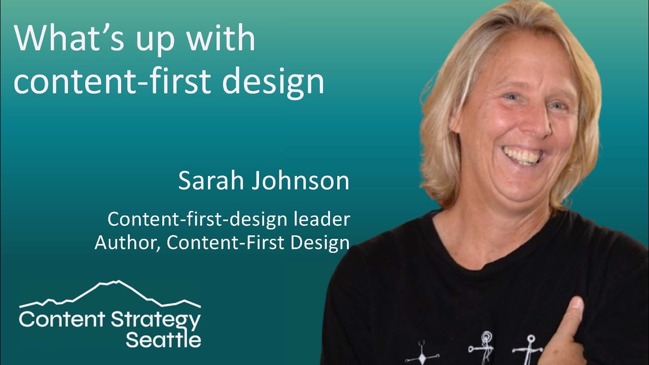 Content First Design Podcast Interviews & Presentations | Content-First Design Insights