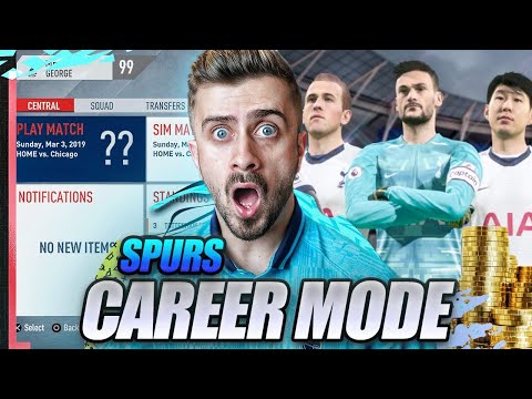 SPURS CAREER MODE! Start of the Season! *WE BEAT MAN CITY*