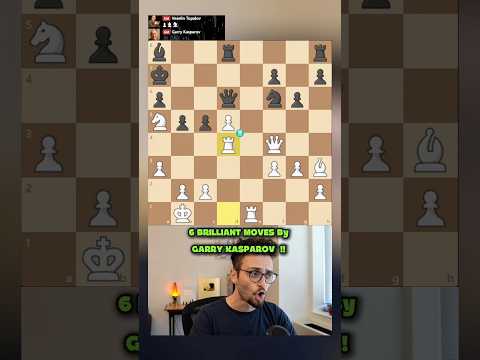 6 BRILLIANT MOVES By GARRY KASPAROV    !!