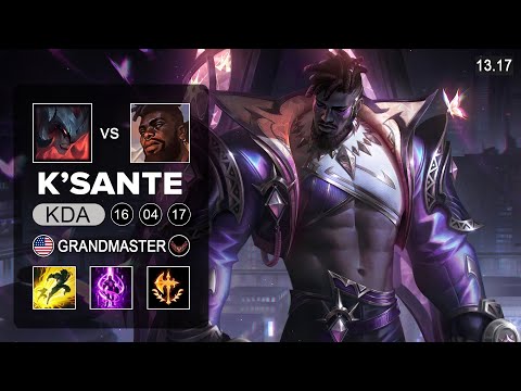 K'Sante vs Aatrox Top - NA Grandmaster - Patch 13.17 Season 13