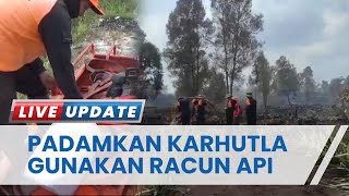 Sulit Padamkan Lahan Gambut, BPBD Kotawaringin Timur Gunakan Racun Api untuk Atasi Karhutla