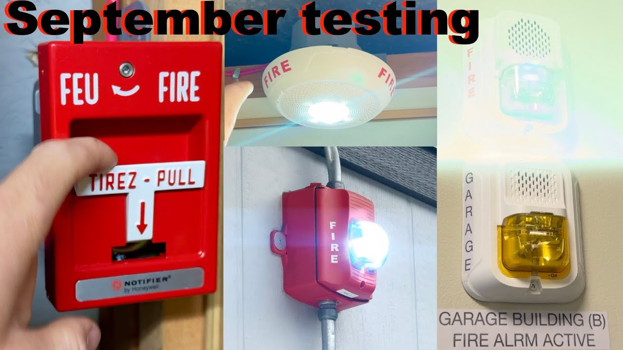 September Fire Alarm And Emergency Systems Testing
