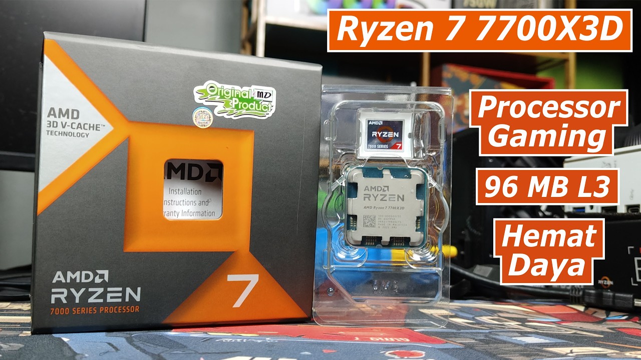 Processor Gaming AMD Performa Kencang Tapi Hemat Daya 2x Lipat | Review Ryzen 7 7700X3D