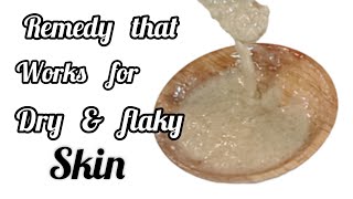 How To Instantly Get Rid Of Dry , Flaky Skin On The Face/ Natural Skincare