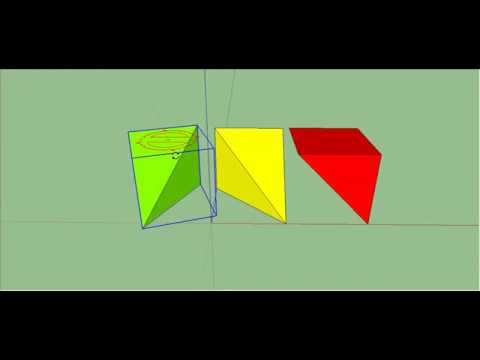 Volume du cube et de la pyramide
