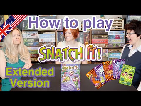 SNATCH IT! how to play with fun examples! 