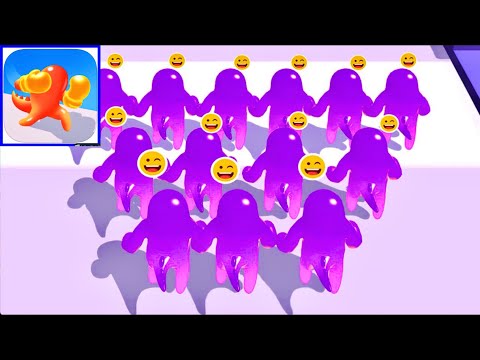 Max Levels in - Dino Runner 3D: Blob Clash 🤪😚😍Walkthrough Gameplay 🤪🥸