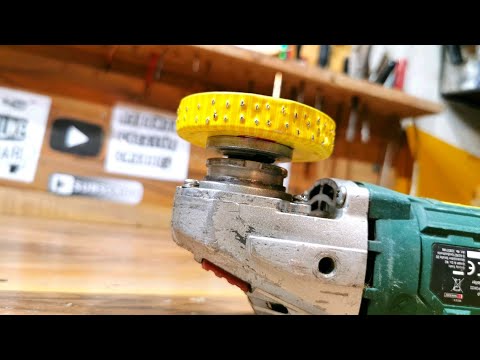 Making Cotton Candy with an Angle Grinder