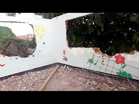 Demolición del antiguo Templo Central del MMM en Cartagena del Chairá-Caquetá.