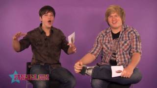 Nick's Nathan Kress & Disney's Doug Brochu in this Fanlala 1 to 1 video