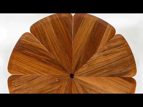 Custom Teak Wood Petal Style Table