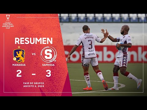 Managua vs Saprissa | Copa Centroamericana 2024 | Fase de Grupos