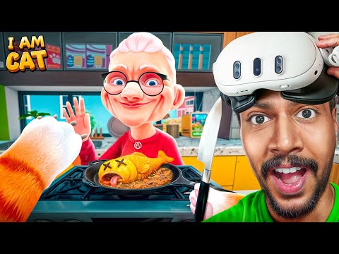 I Made a FISH FRY for My Granny 🤤!! I Am Cat VR