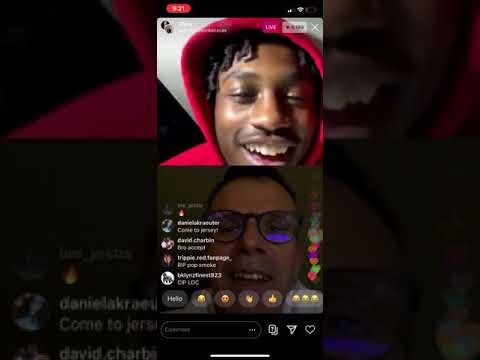 Lil Tjay Instagram Live February 28 (With Viewers)