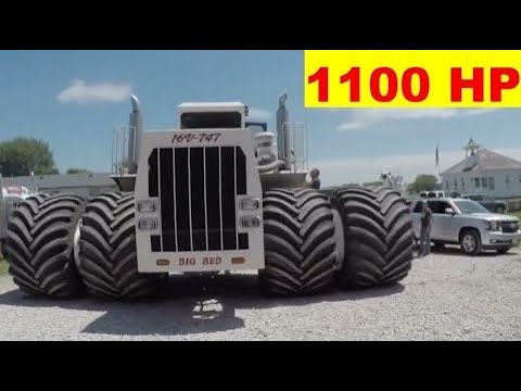 Discover the Incredible Features of the 1100 HP Big Bud 747 Tractor /Futuristic Agriculture Machines