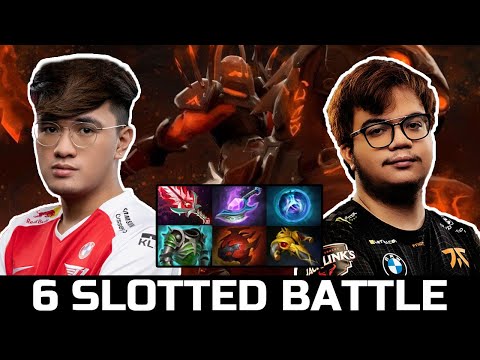 RAVEN VS GABBI - T1 VS FNATIC 6 SLOTTED CARRIES BATTLE DOTA 2