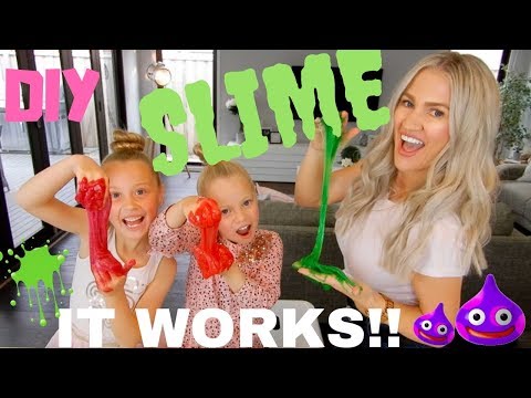 EASY DIY GLITTER SLIME || How to make quick and...