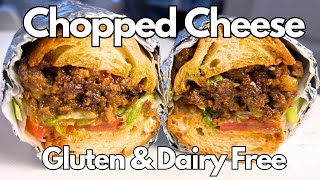 Chopped Cheese | Beef and Cheese Sandwich | Gluten Free | Dairy Free