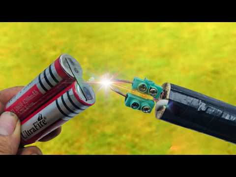 DIY spot welder!! How to make a simple spot welder with batteries