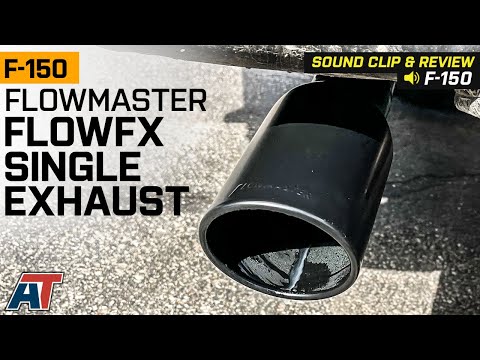 2011-2014 5.0L F-150 Flowmaster FlowFX Single Exhaust System with Black Tips Review & Install