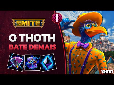 Quer dano a distância? Jogue de THOTH MID - ⚡ Smite BR Ranked Conquista