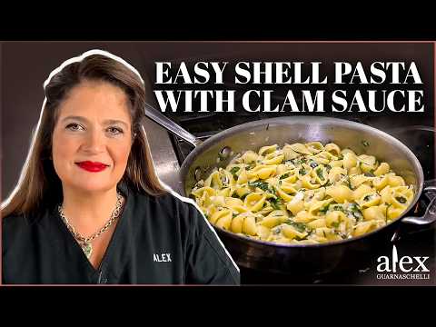 How to Cook Pasta Easy Shell Pasta with Clam Sauce | Alex Guarnaschelli