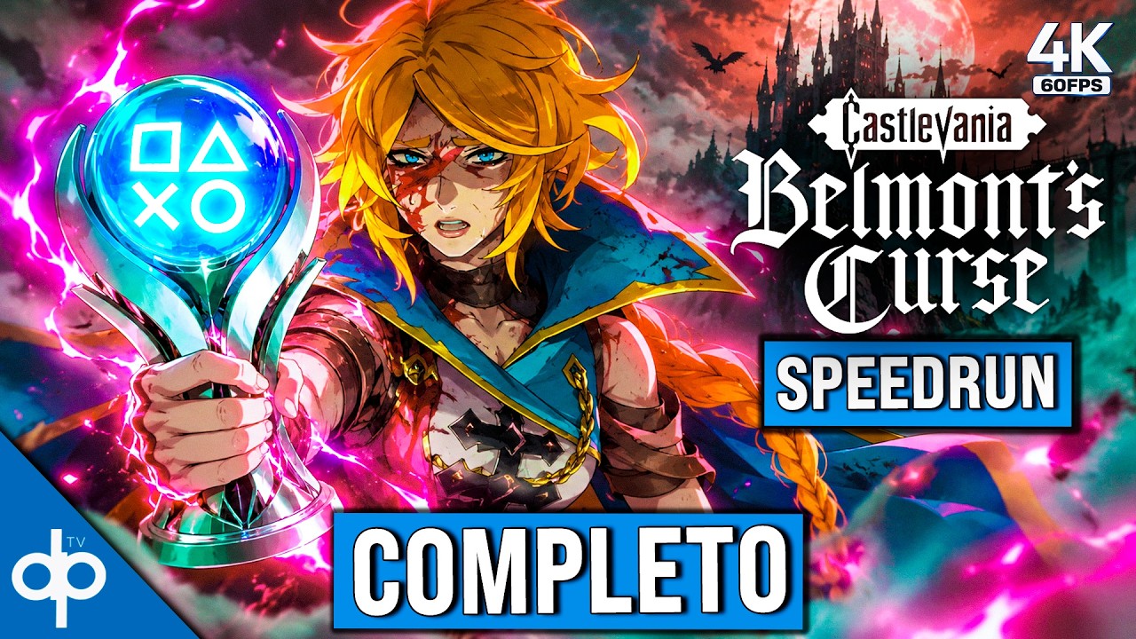 CASTLEVANIA BELMONT'S CURSE Juego Completo | SPEEDRUN Y PLATINO 🏆 | Gameplay Español
