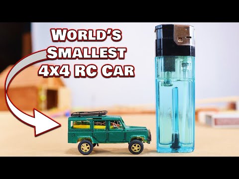 World's Smallest RC Crawler Assembly & Drive - Dasmikro Das87 1/87 Scale Land Rover Defender
