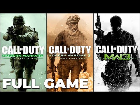 Call of Duty: Modern Warfare 1, 2, 3 Remastered - Full Game Walkthrough (4K UHD 60FPS) No Commentary