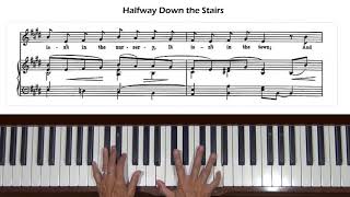 Halfway Down the Stairs Piano Cover with separate tutorial