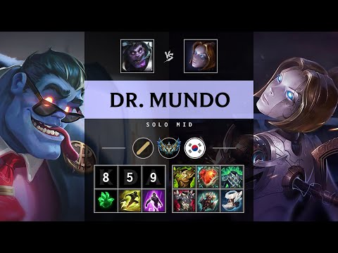 Dr. Mundo Mid vs Orianna - KR Challenger Patch 25.21